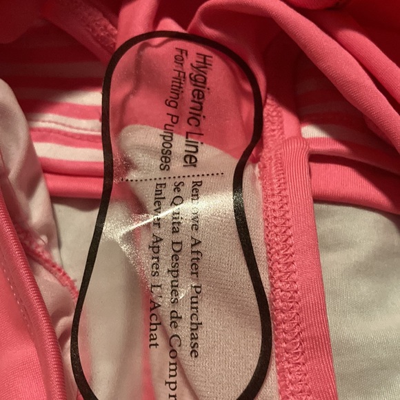 Bobby Brooks pink stripe ruffle size large bikini - Picture 4 of 4